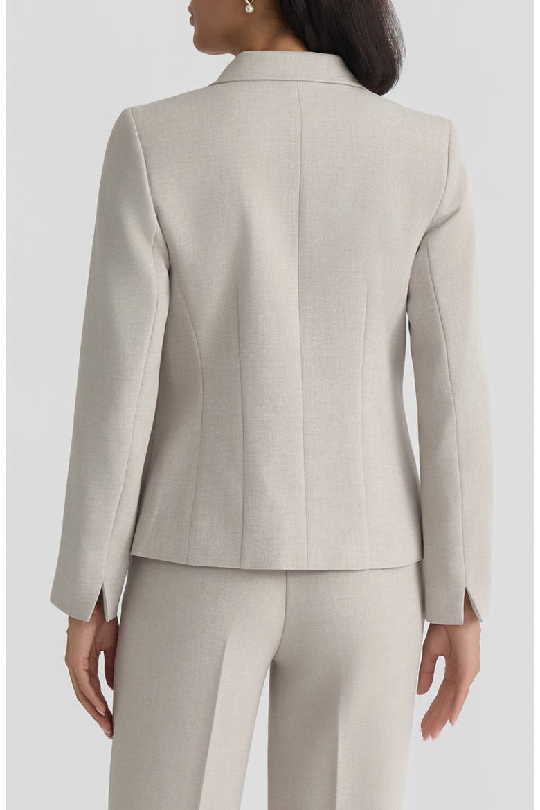 Pebble Crepe Two-Button Blazer, Alternate, color, SUMMER STRAW
