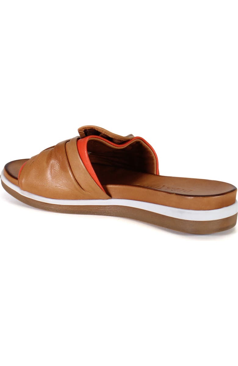 Diba True PROD IGEE Leather Flat Sandal, Alternate, color, Coconut/Coral