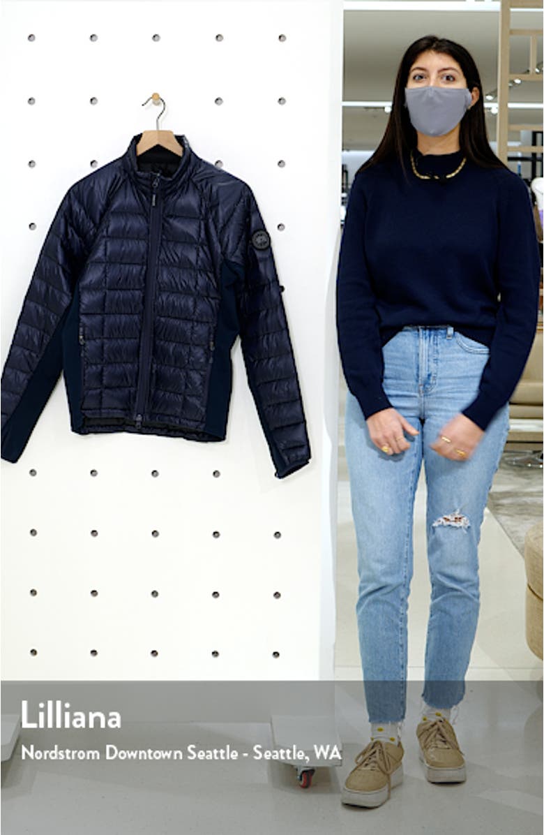 Black Label Hybridge Lite Packable 800 Fill Power Down Jacket, sales video thumbnail