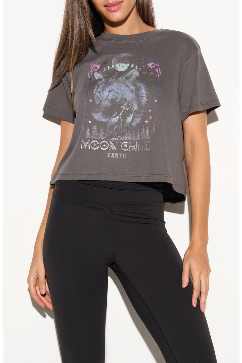 Wolf Spirit Mercury Graphic T-Shirt, Main, color, VINTAGE BLACK