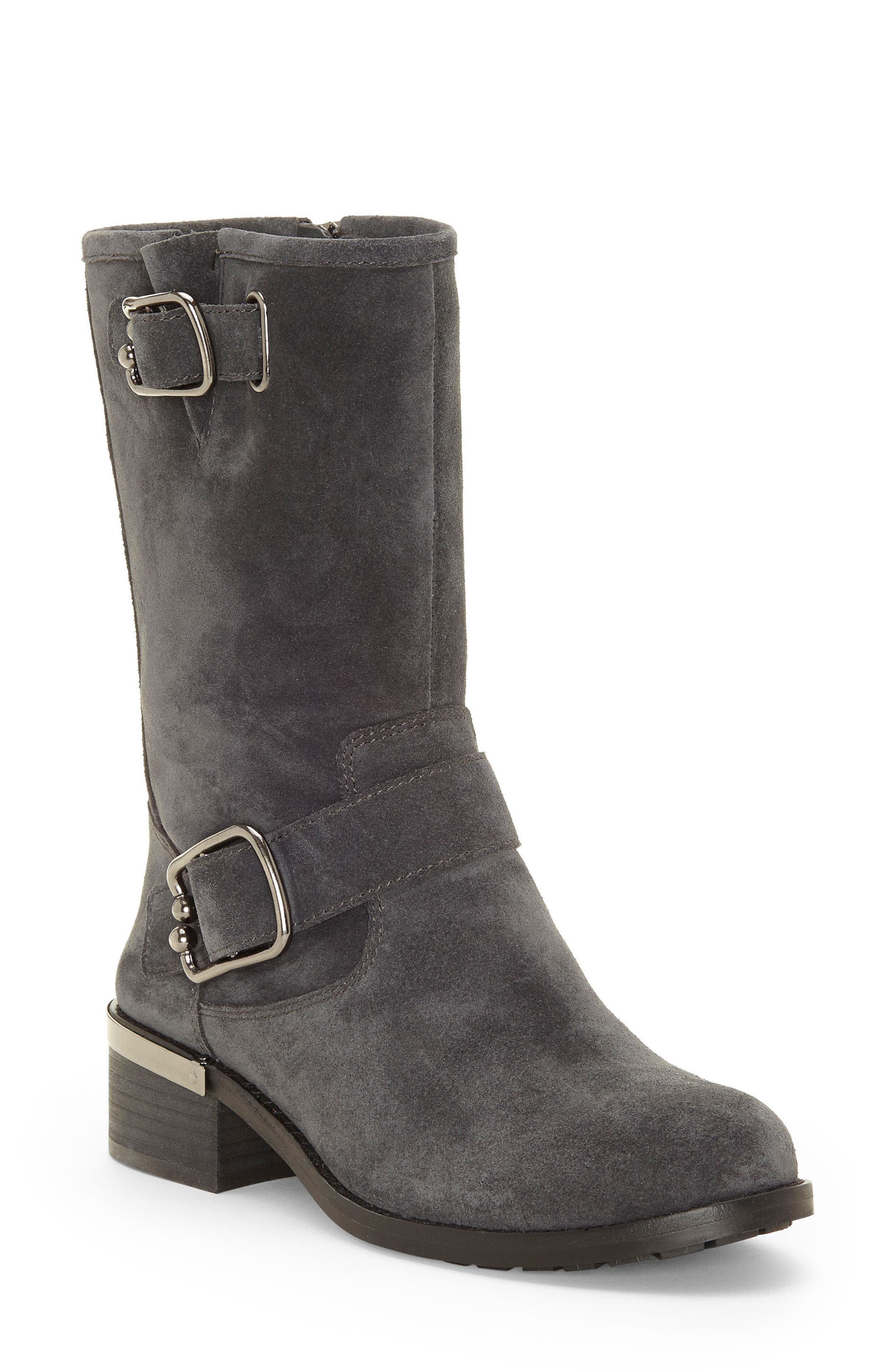 Vince Camuto Wantilla Boot, Main, color, Granite Peak Suede