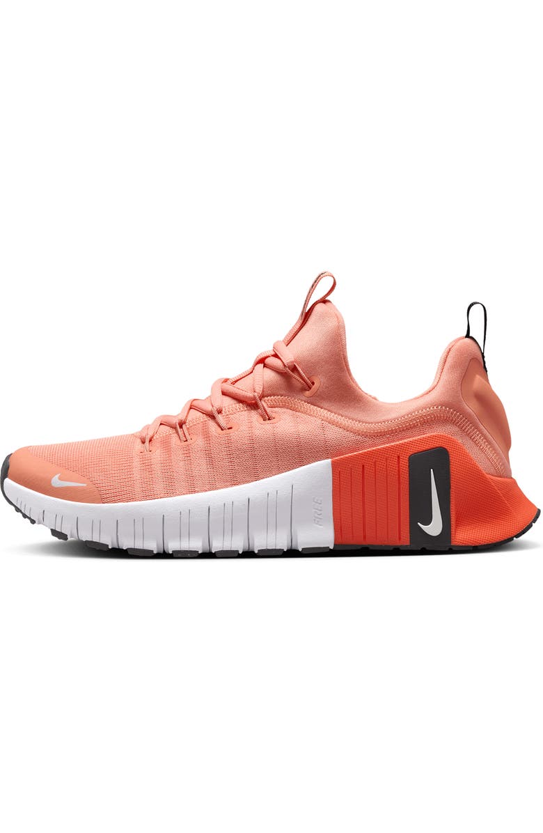 Nike Free Metcon 6 Training Shoe, Alternate, color, Apricot/ Orange/ Black/ White