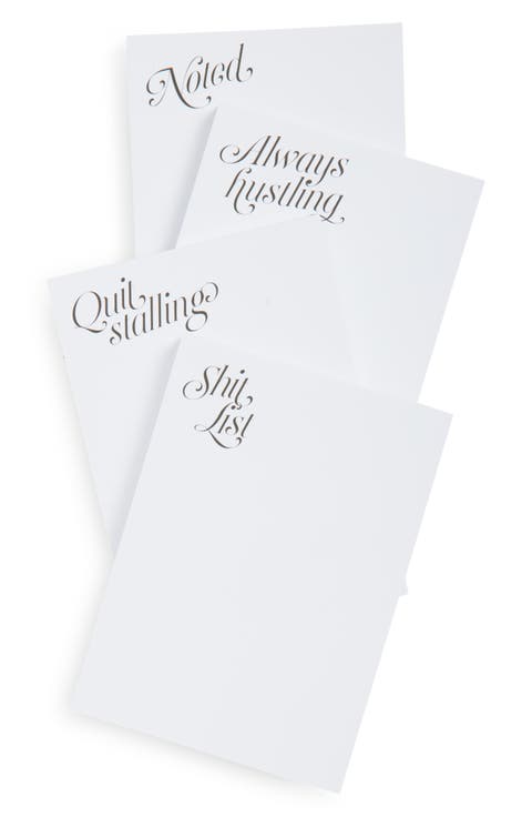 Set of 4 Notepads