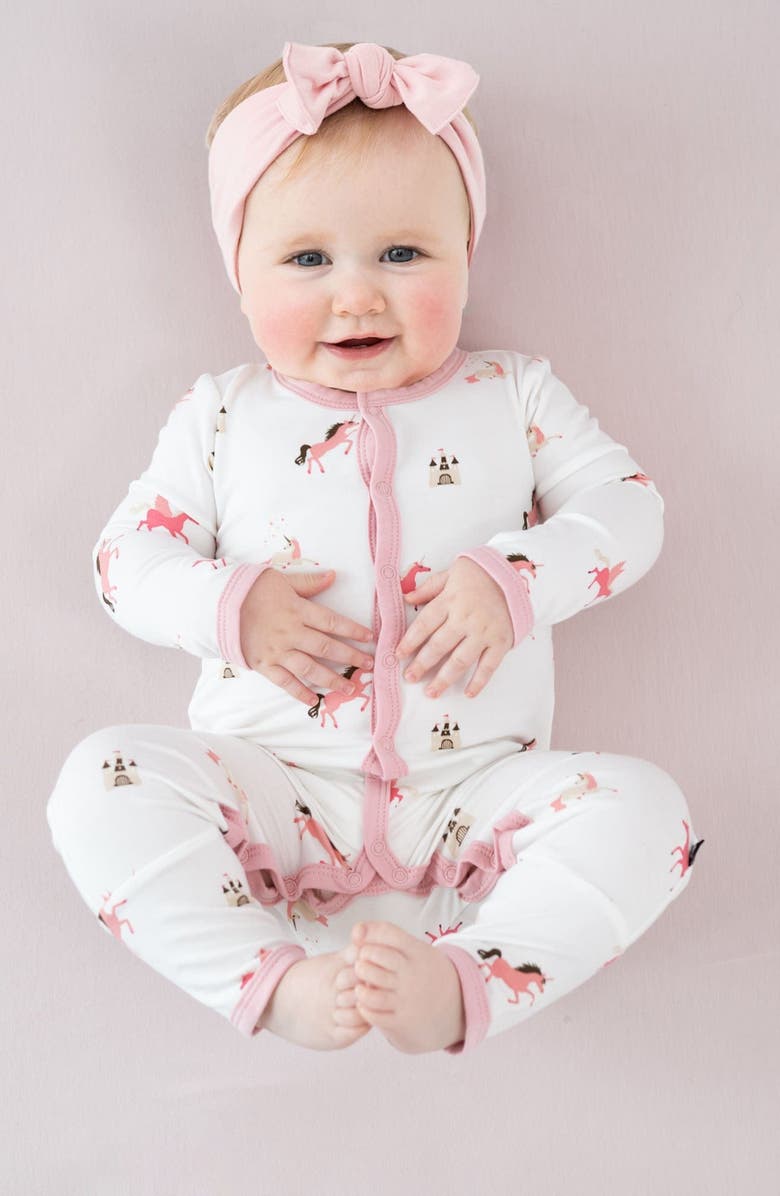 Kyte BABY Unicorn Romper, Alternate, color, 