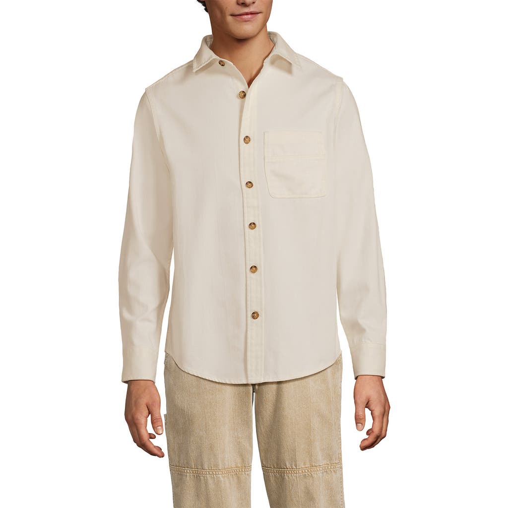 LANDS' END LANDS' END SAILCLOTH OVERSHIRT