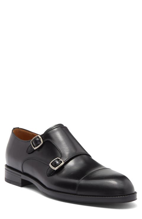Franklyn Double Strap Monk Shoe (Men)