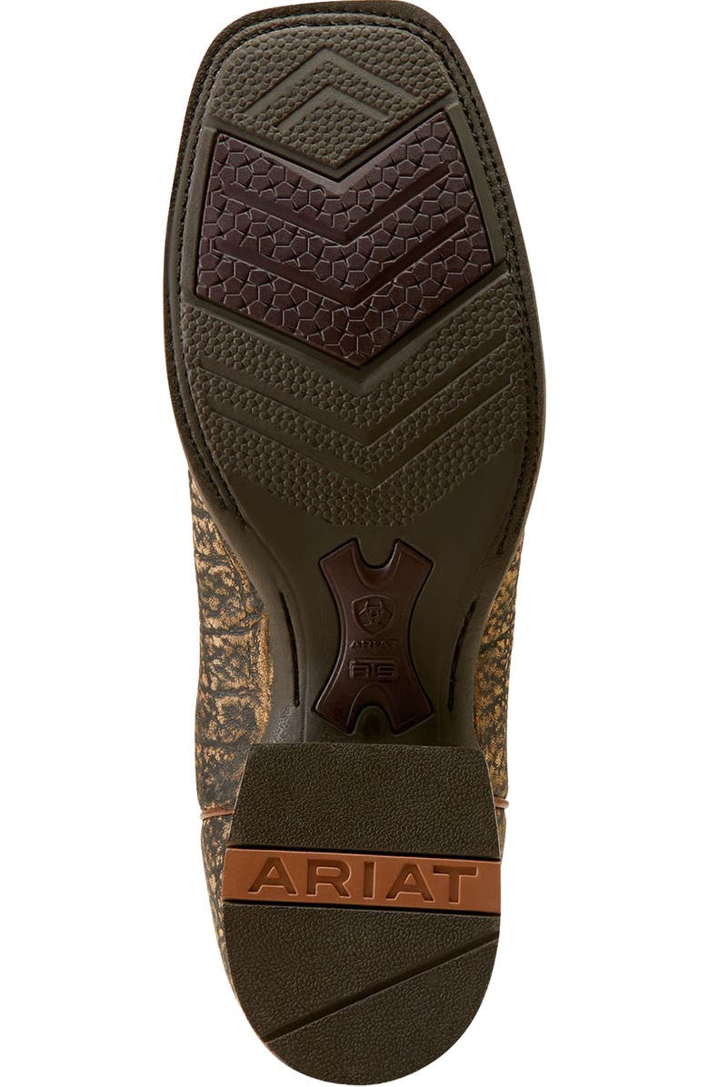 Ariat Cattle Call Western Boot, Alternate, color, Muddy Elephant Print