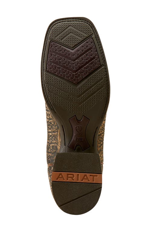 Ariat Cattle Call Western Boot In Multi