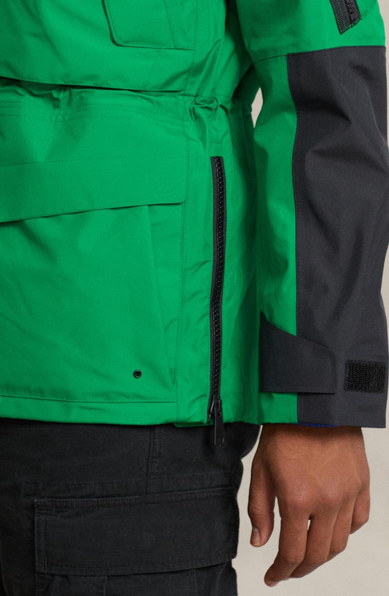 Polo Ralph Lauren Polotech Hooded Cargo Jacket, Alternate, color, Cruise Green