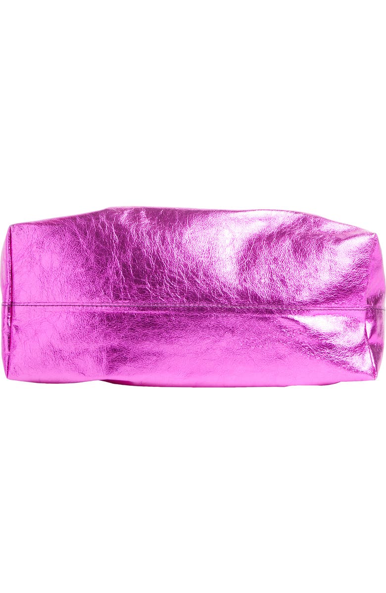 Isabel Marant Metallic Leather Bucket Bag, Alternate, color,