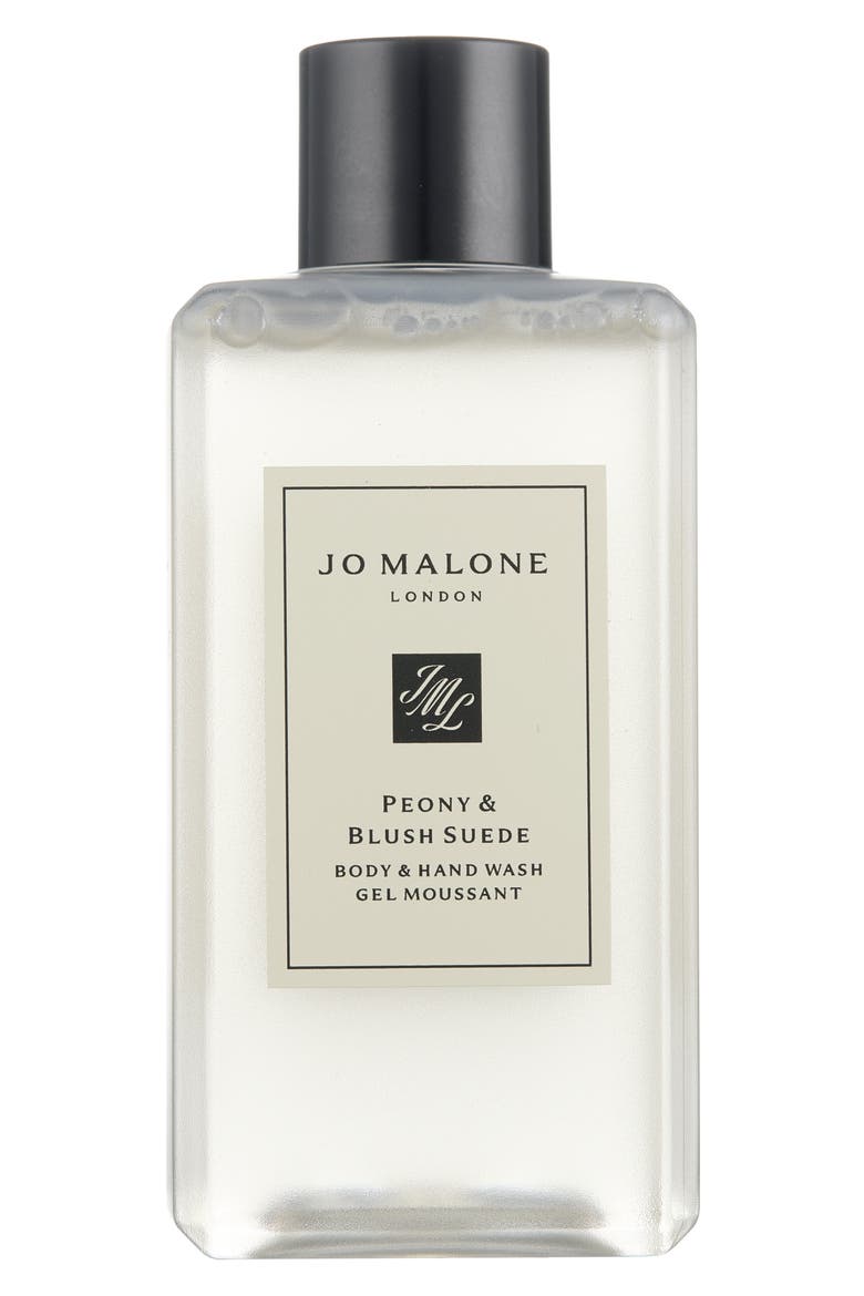 Peony & Blush Suede Body & Hand Wash, Main, color, NO COLOR