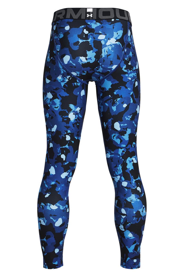 Kids' Print Leggings, Alternate, color, TECH BLUE
