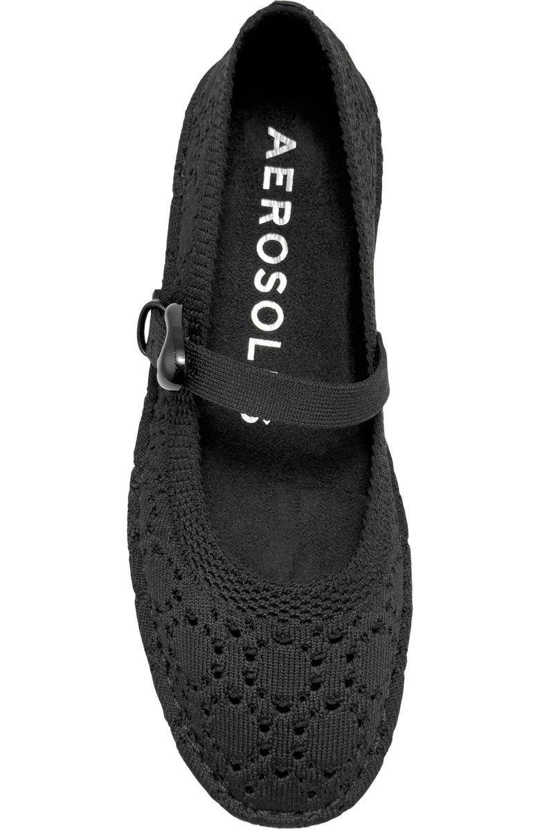 Aerosoles Tamika Knit Mary Jane, Alternate, color, Black Lace