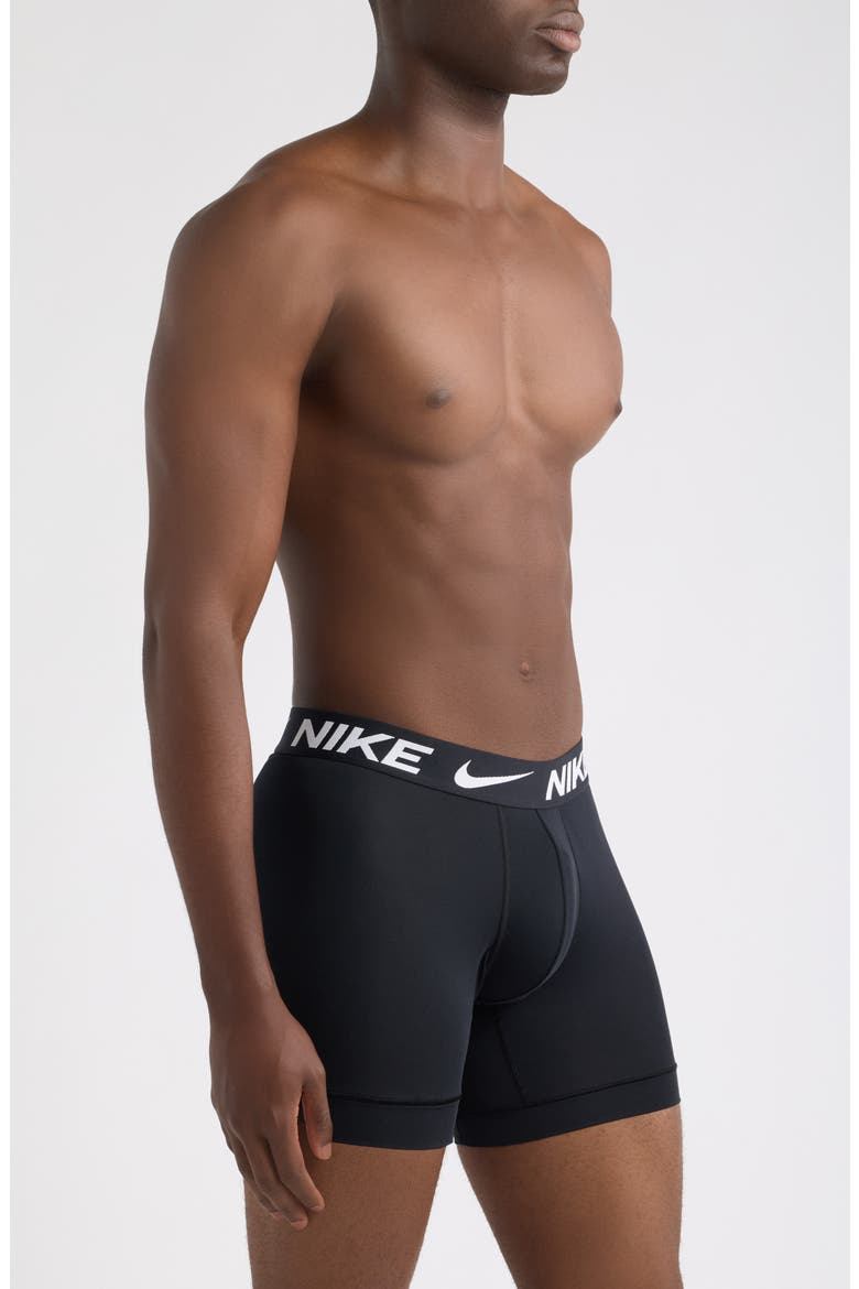 5-Pack Micro Stretch Boxer Briefs, Alternate, color, BLACK