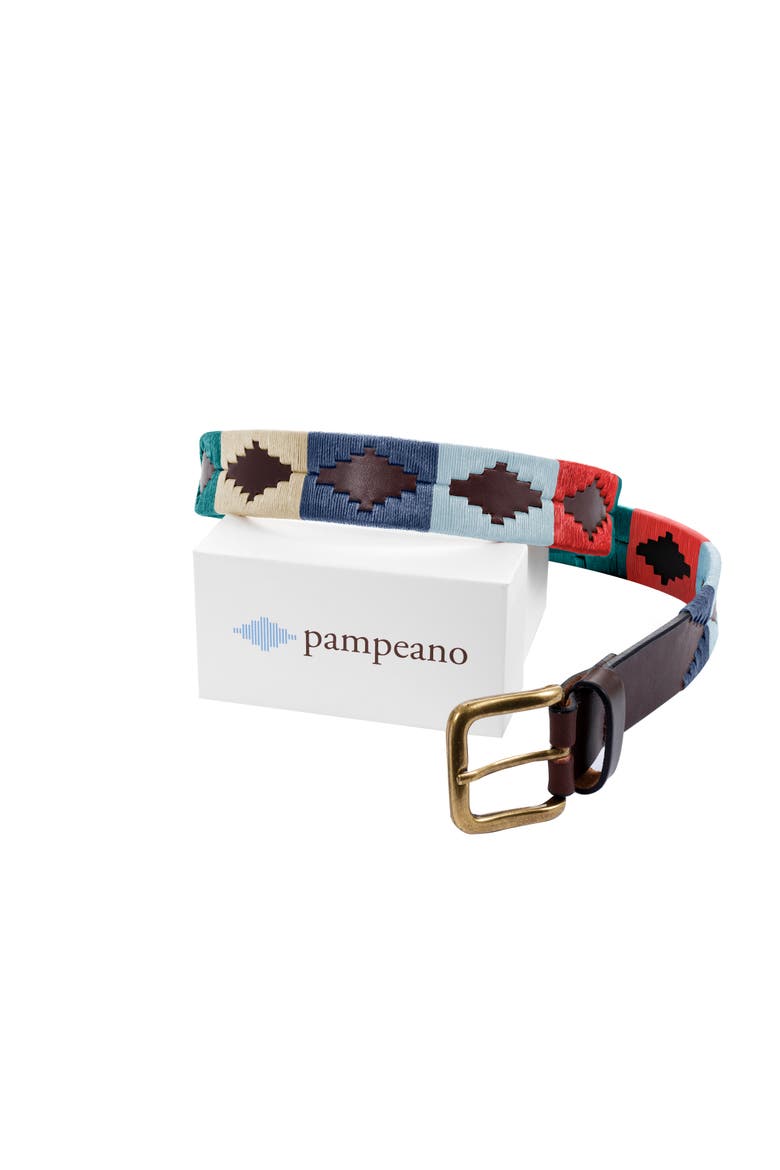 Multi Belt, Main, color, Brown/Navy/Red/Blue/Cream