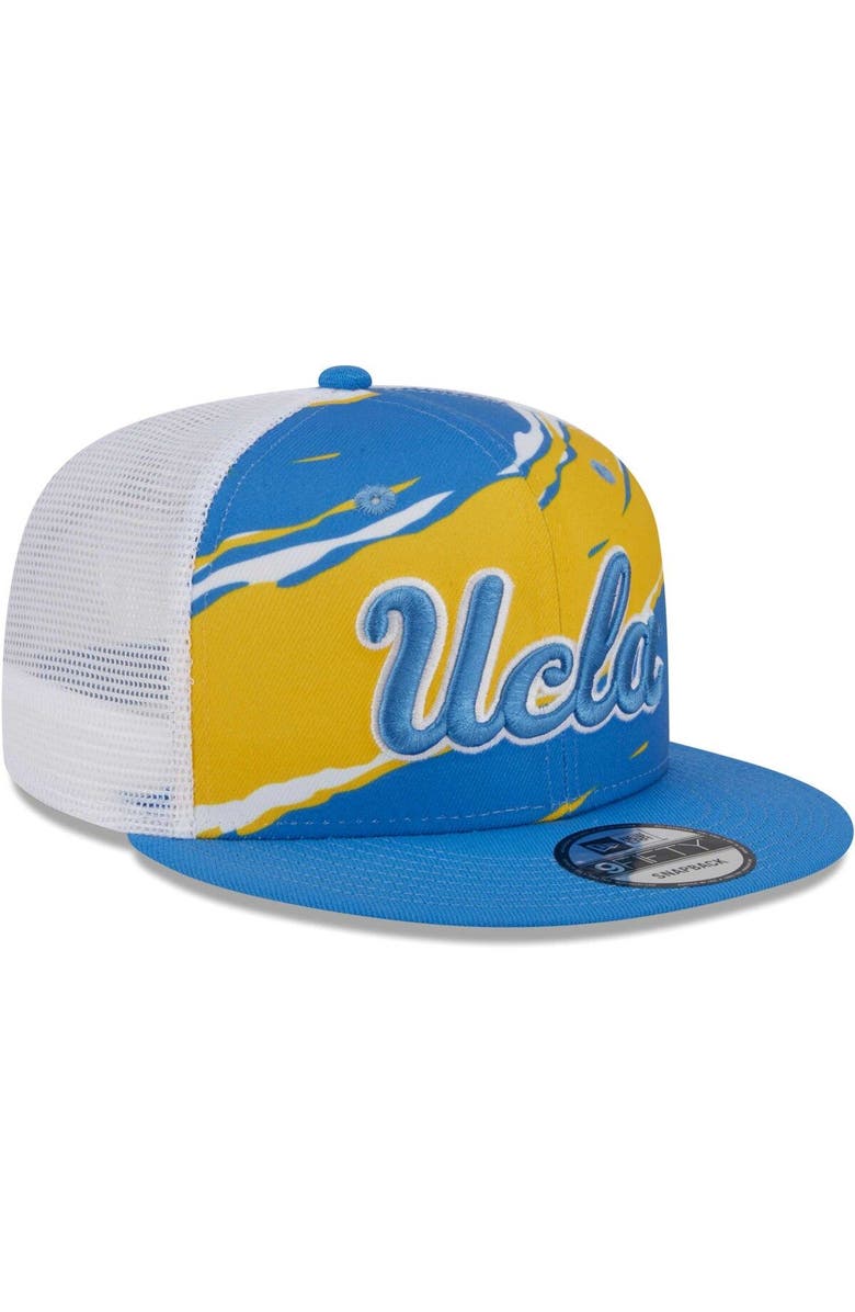 New Era Men's New Era Blue UCLA Bruins Tear Trucker 9FIFTY Snapback Hat, Alternate, color, Blue