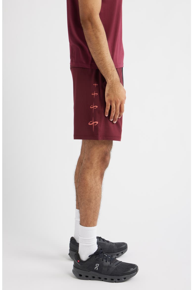 Tempo 777 Enjoy Comfort Comfort Fleece Sweat Shorts, Alternate, color, MERLOT