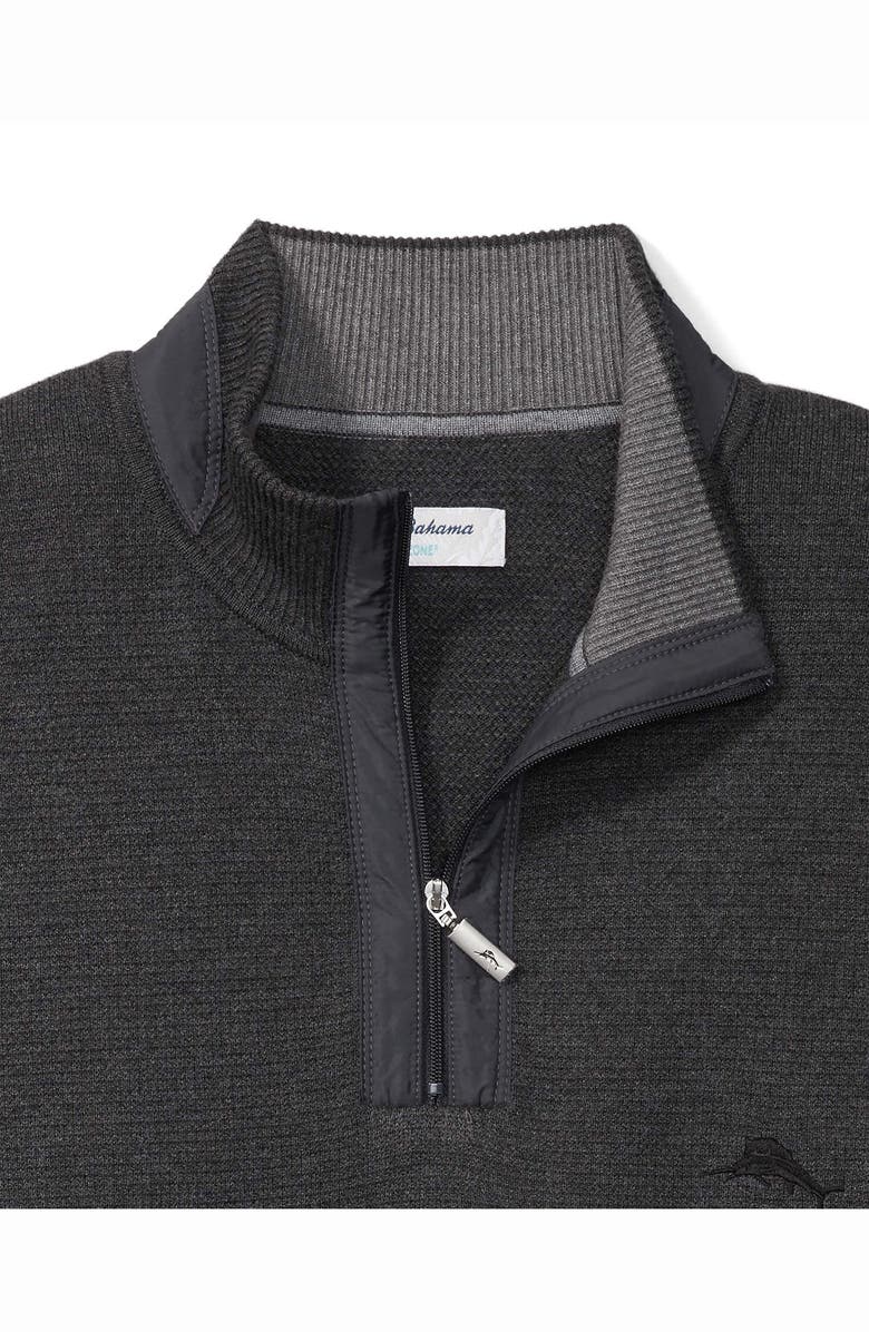 Tommy Bahama IslandZone<sup>®</sup> Cool Tide Performance Quarter Zip Pullover, Alternate, color,
