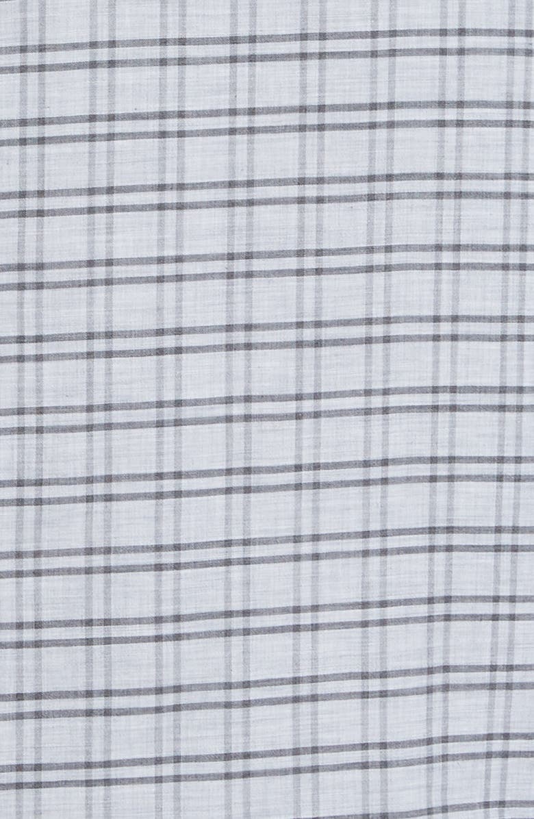 Theory Tait Slim Fit Jaspé Grid Sport Shirt, Alternate, color,