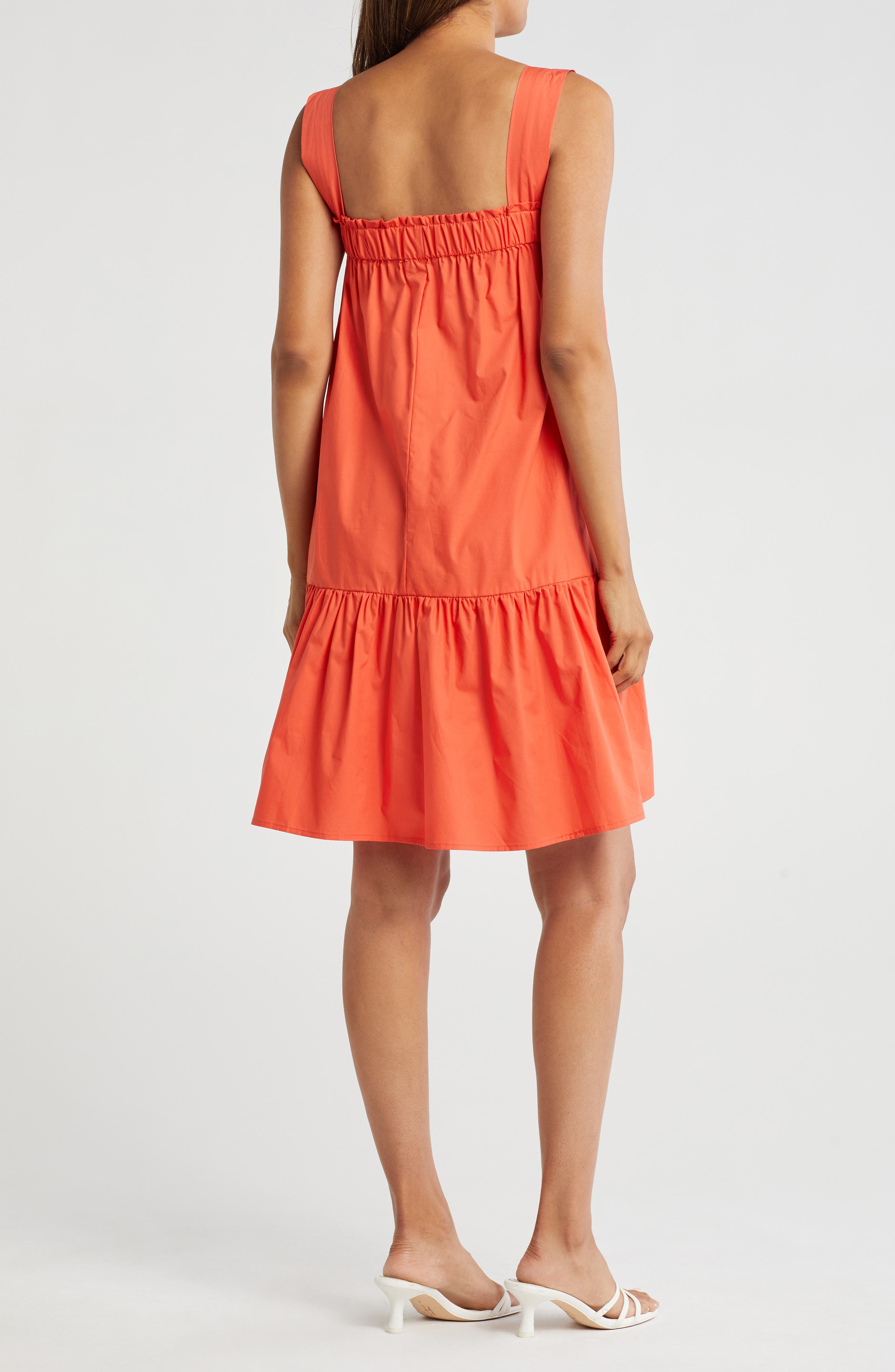 Square Neck Cotton Tunic Top - image 4