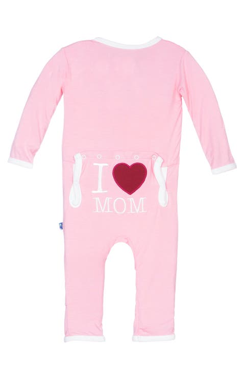 I Heart Mom Zip Romper (Baby)