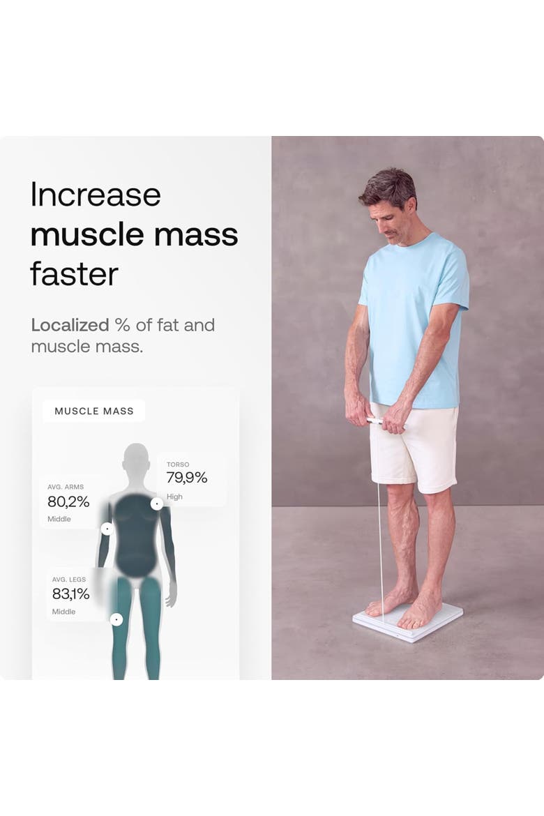 Body Scan - Wi-Fi Connected Scale - White, Alternate, color, White