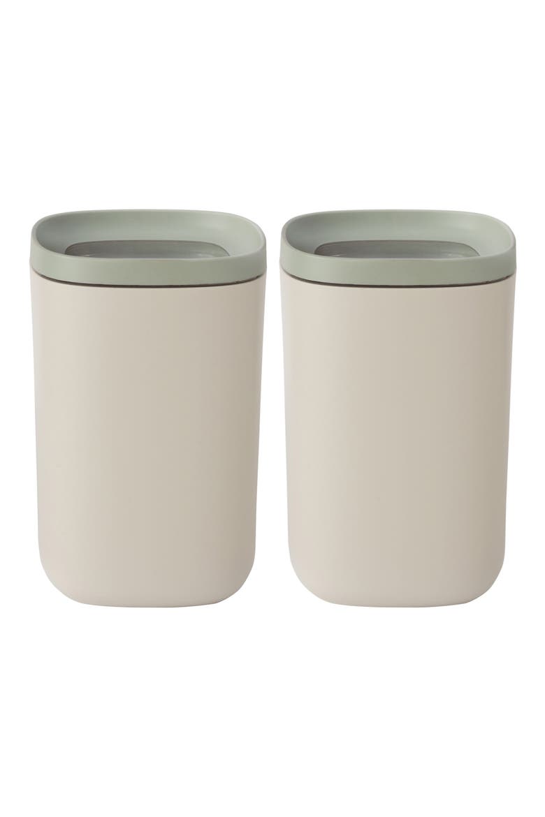 Leo Balance 2-Piece Large Covered Food Container Set, Main, color, GREY