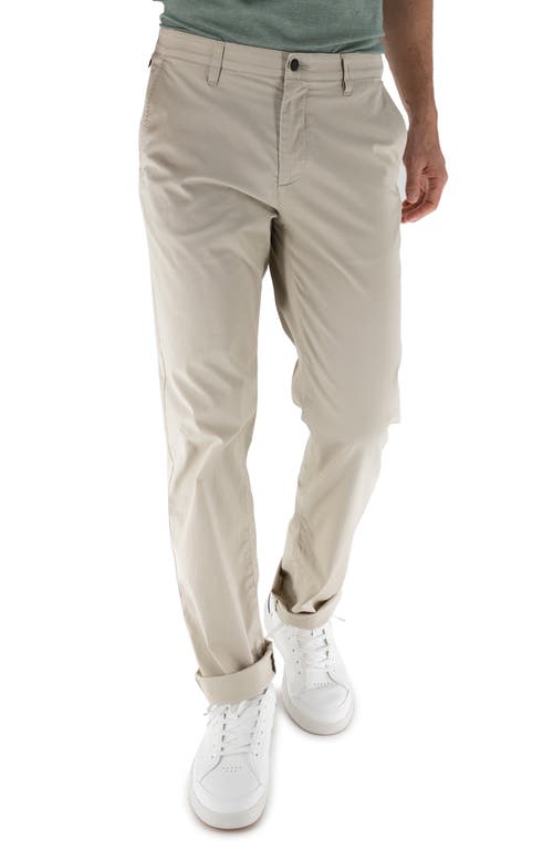Devil-Dog Dungarees Maneuver Slim Straight Leg Performance Twill Pants in Stone 