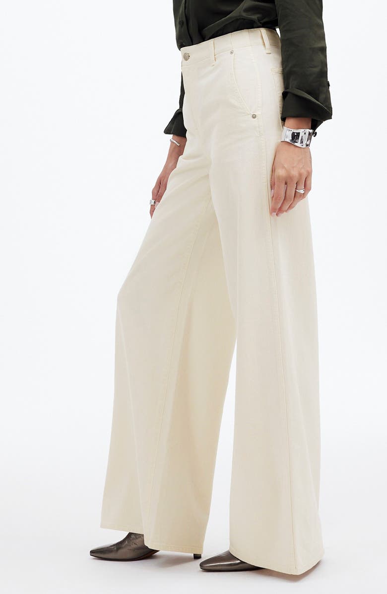 Madewell Sweep Wide Leg Jeans, Alternate, color, 