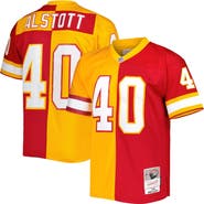 Mitchell & Ness Men's Mitchell & Ness Mike Alstott Orange/Red Tampa Bay Buccaneers 1996 Split Legacy Replica Jersey