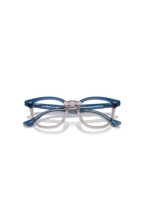 Ray Ban Ray-ban 45mm Square Optical Glasses In Gray