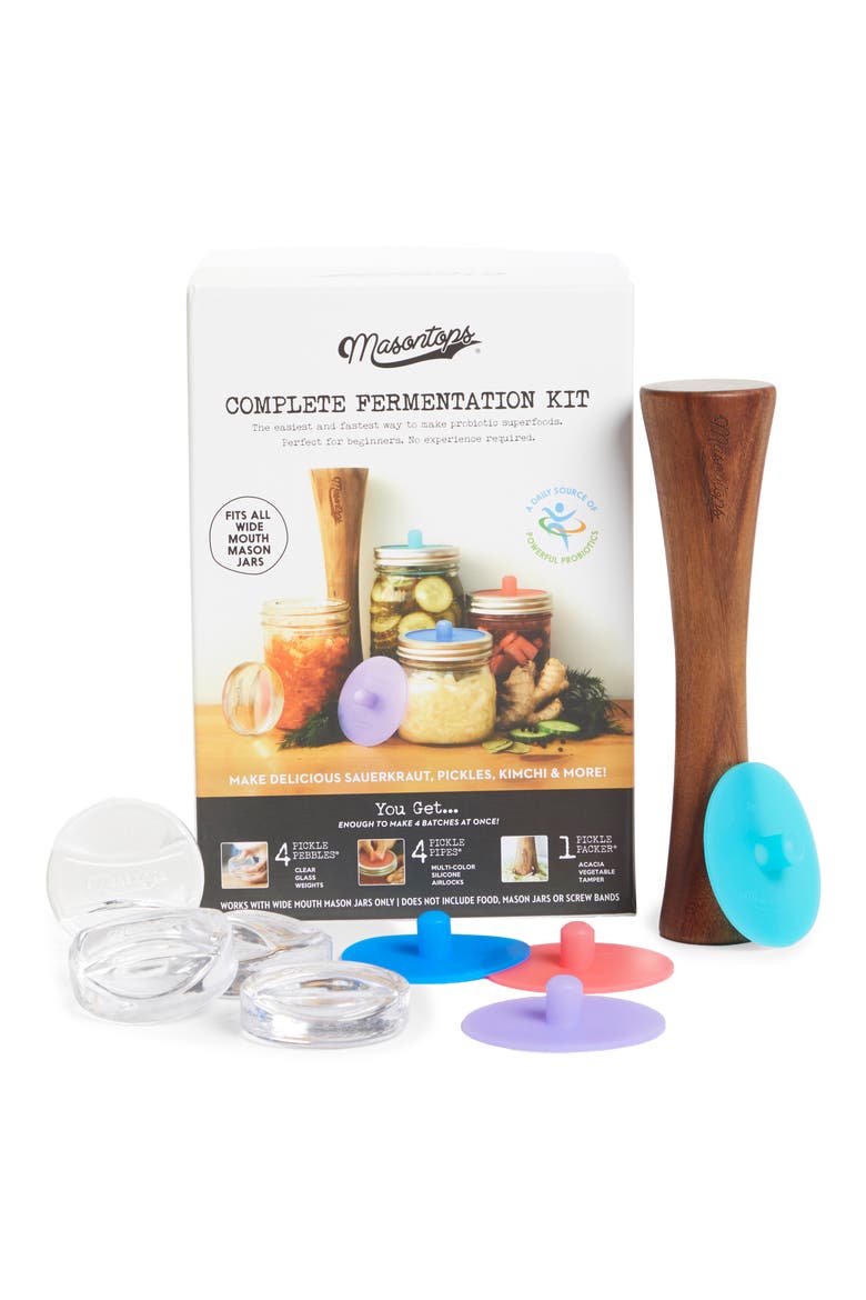 Masontops® Complete Fermentation Kit, Main, color, NO COLOR