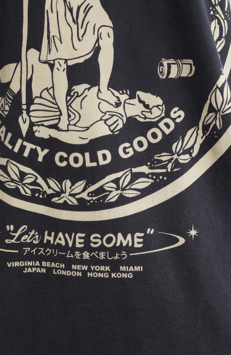 ICECREAM Oversize Seal Graphic T-Shirt, Alternate, color, Charcoal Art