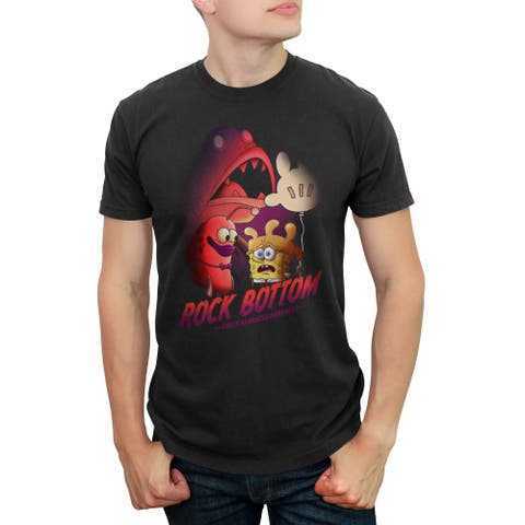 Men's SpongeBob SquarePants Rock Bottom Advanced Darkness  Graphic T-Shirt