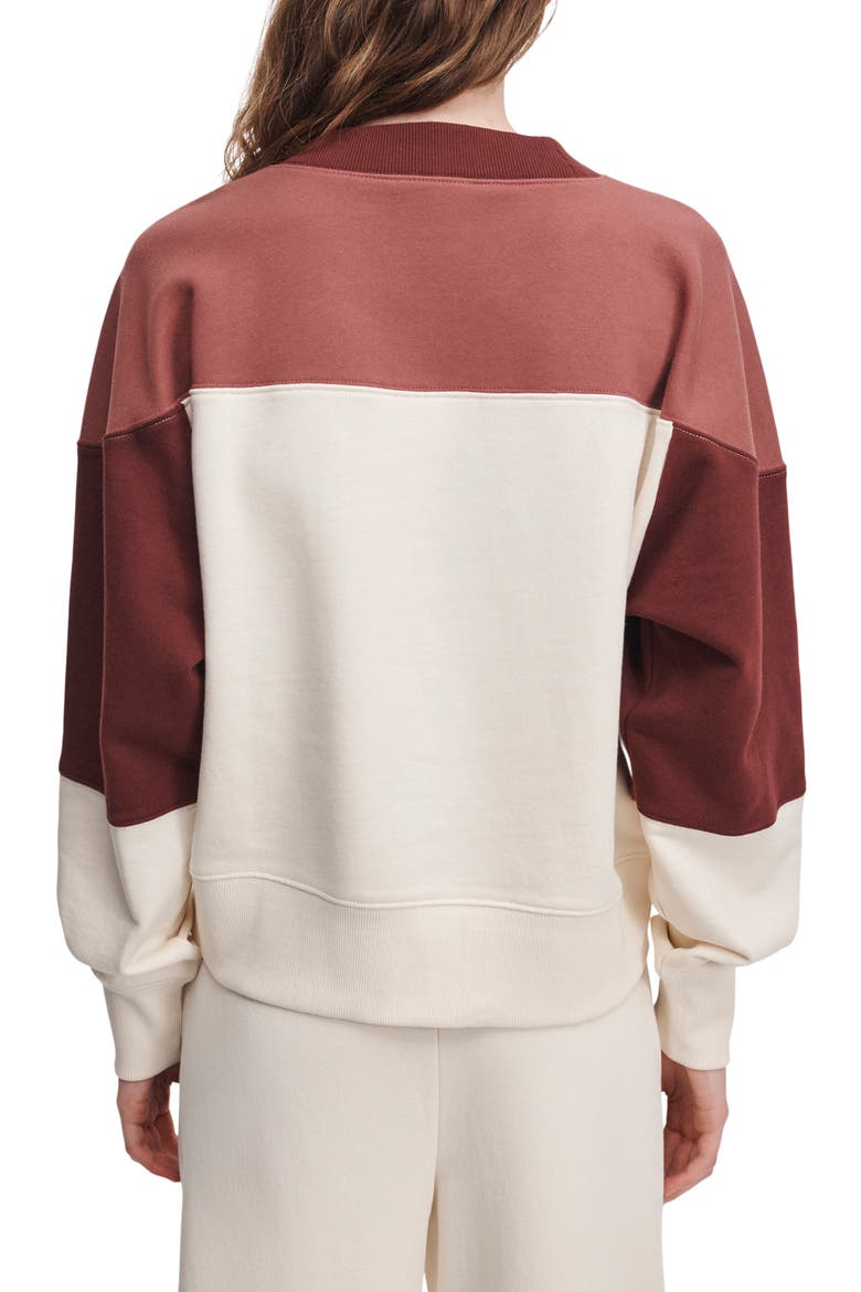The Everyday Terry Sweatshirt, Alternate, color, DARK RED MULTI