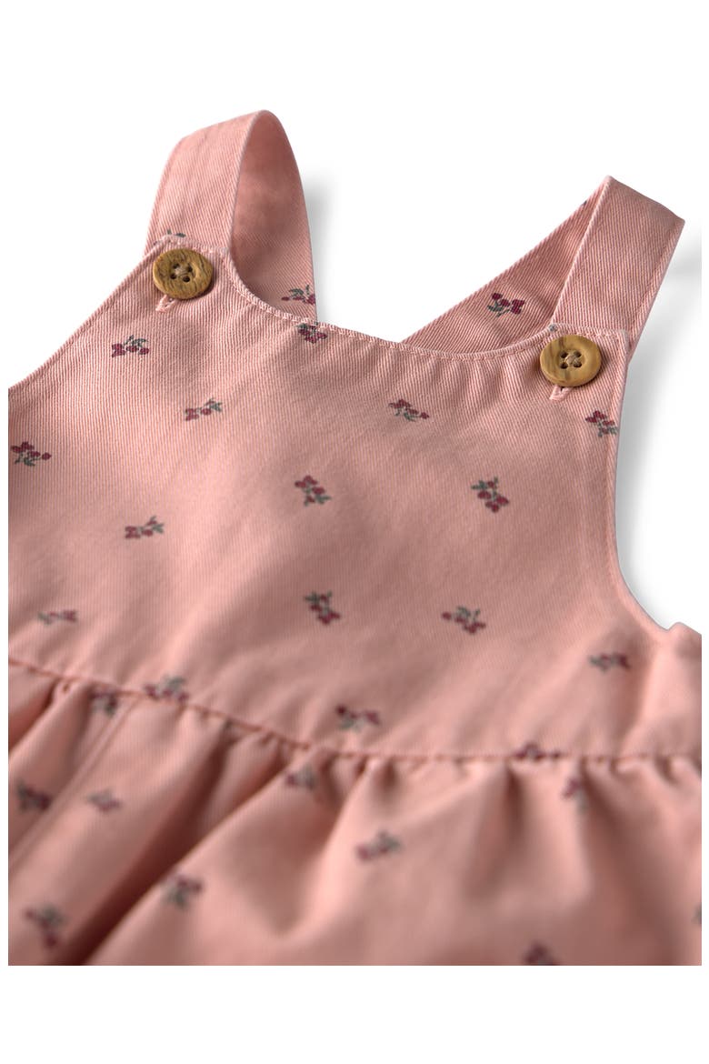 Kids' Floral Organic Cotton Twill Overalls, Alternate, color, PINK FLORAL