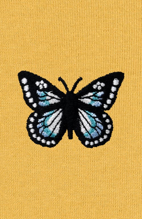DALIX DALIX BUTTERFLY CROPPED HOODIE 