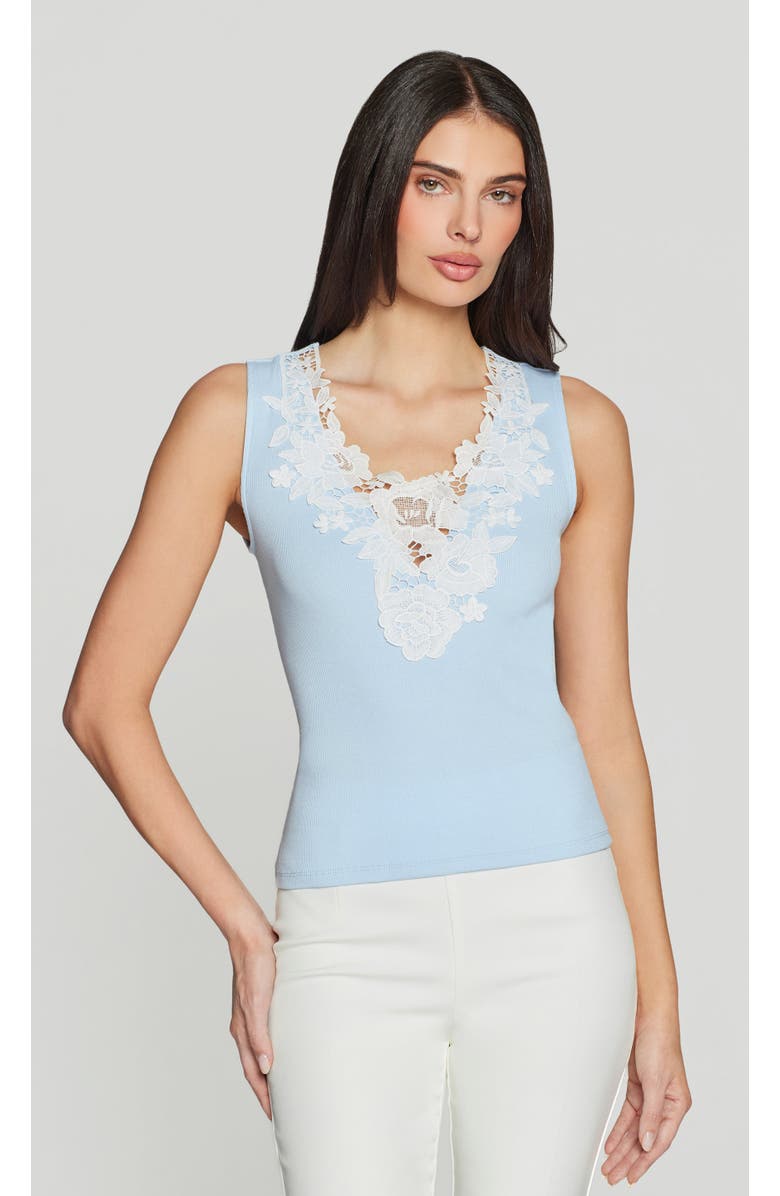 Generation Love Elna Lace Combo Top, Main, color, Blue