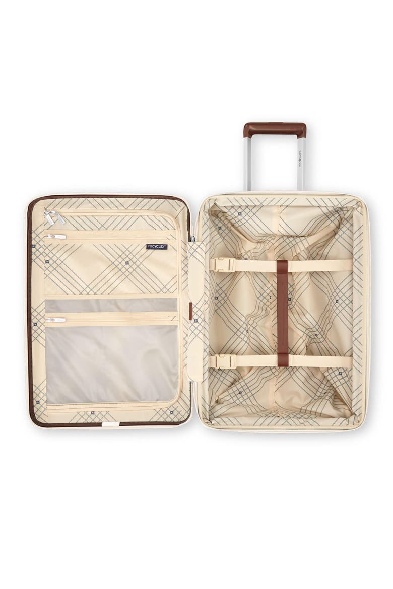 Virtuosa Hardside Expandable 21" Carry On Spinner Luggage, Alternate, color, Off White