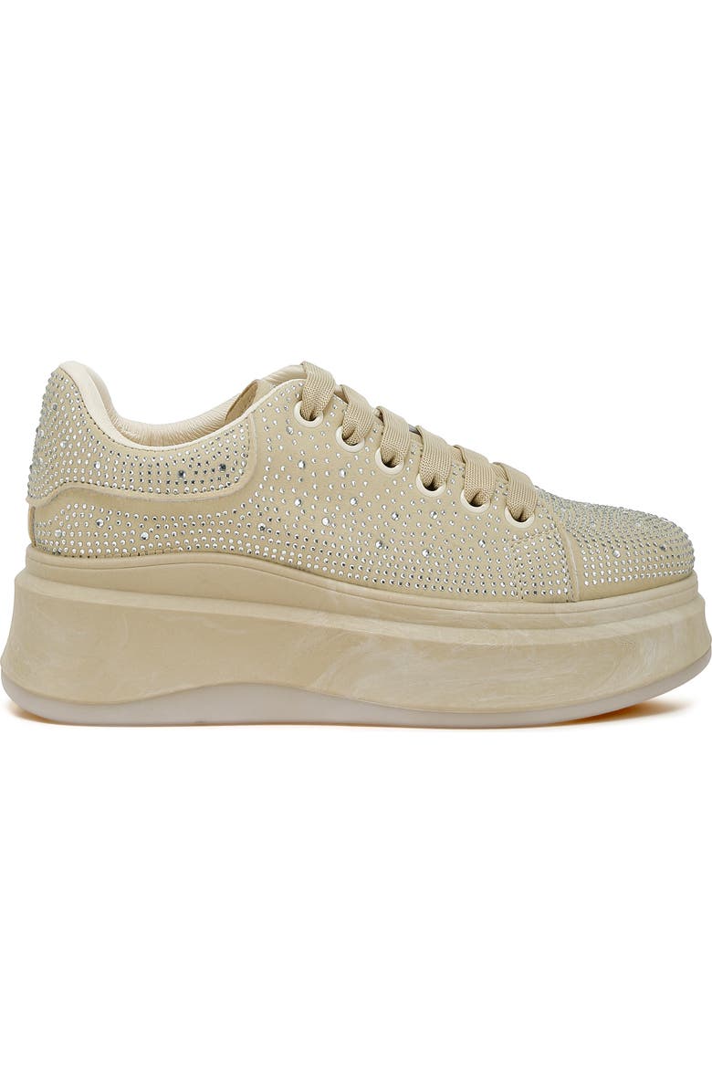 LONDON RAG Jitter Bug Platform Sneaker, Alternate, color, Beige