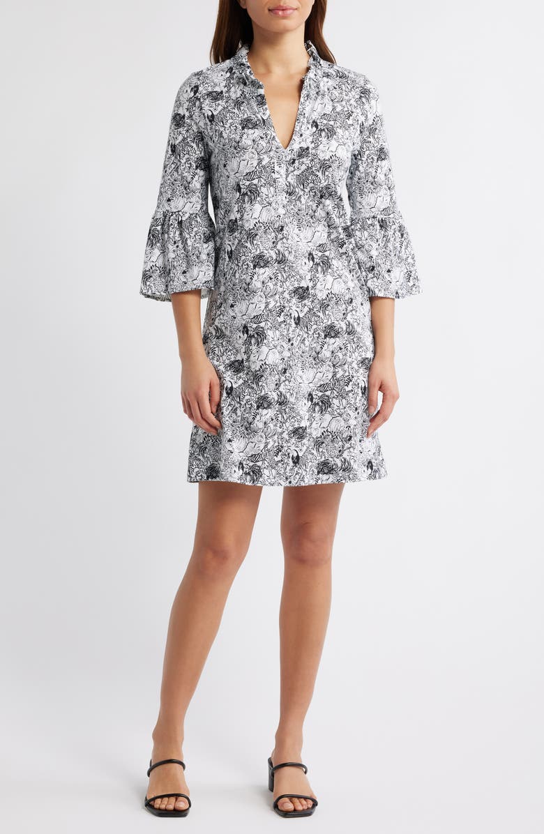 Lilly Pulitzer<sup>®</sup> Hayes Supima<sup>®</sup> Cotton Shift Dress, Main, color, Onyx