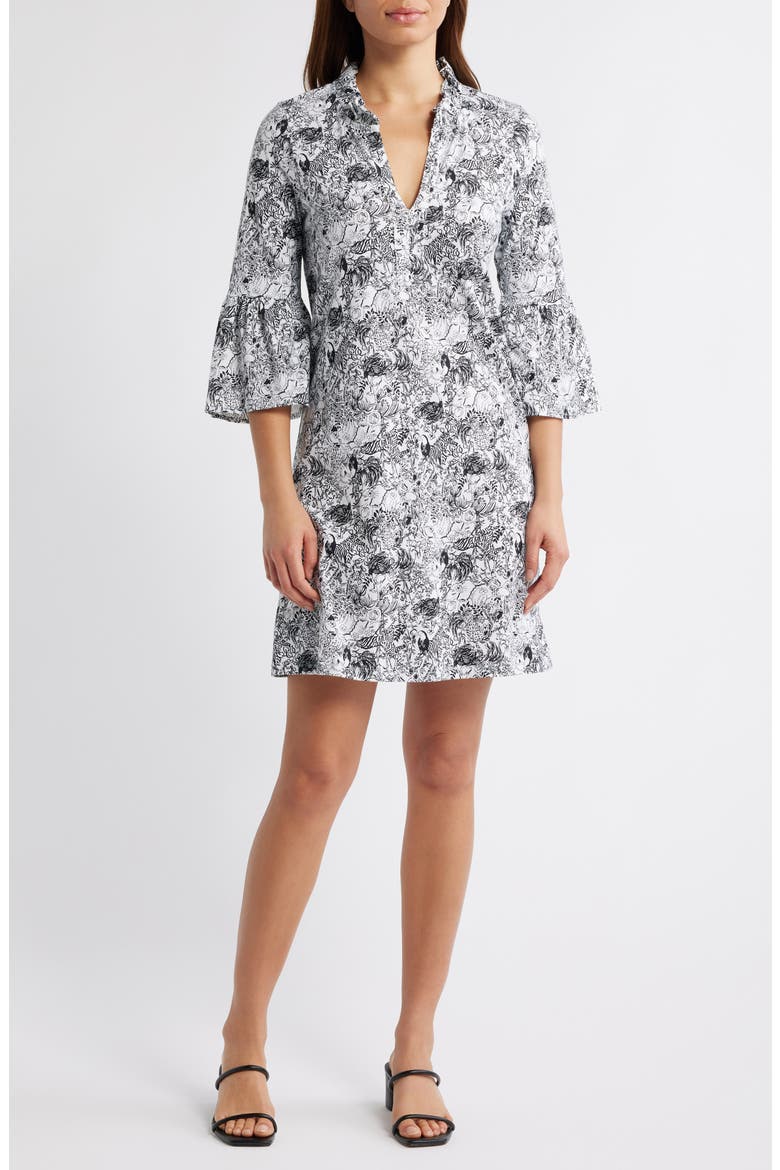 supima cotton dress Driftwood Stripe Lanell Supima Cotton Dress
