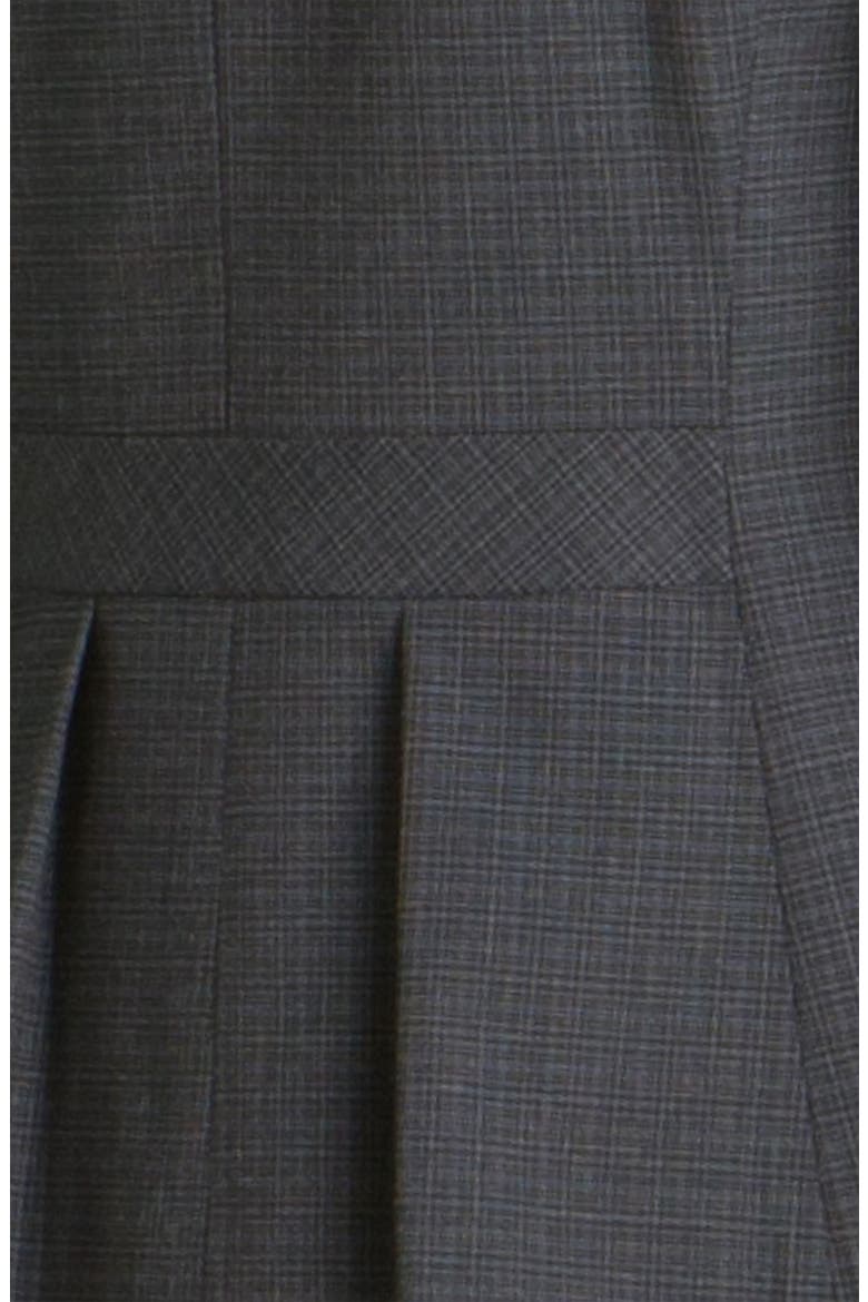 Double Check Pattern Jacket, Alternate, color, BLACK/ NAVY PLAID COMBO
