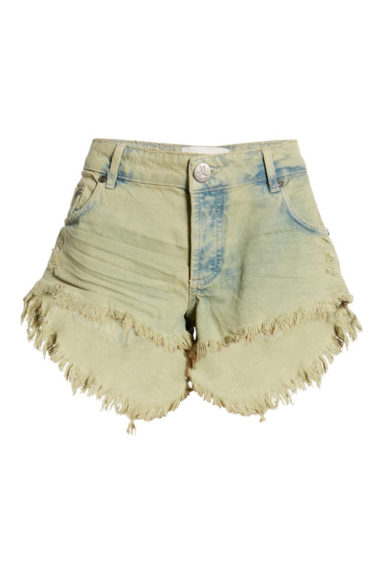 Khaki Haze Bonita Low Rise Denim Shorts, Alternate, color, KHAKI HAZE
