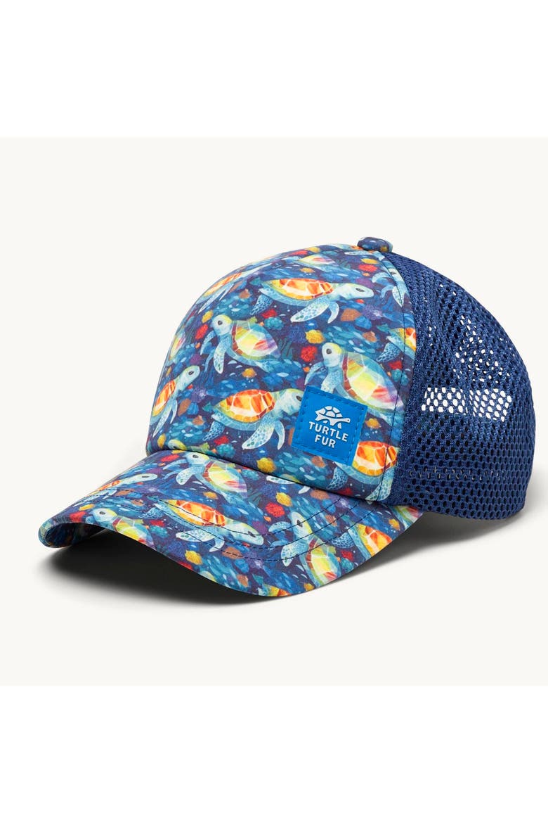 Kids Quest Trucker Hat, Main, color, Navy