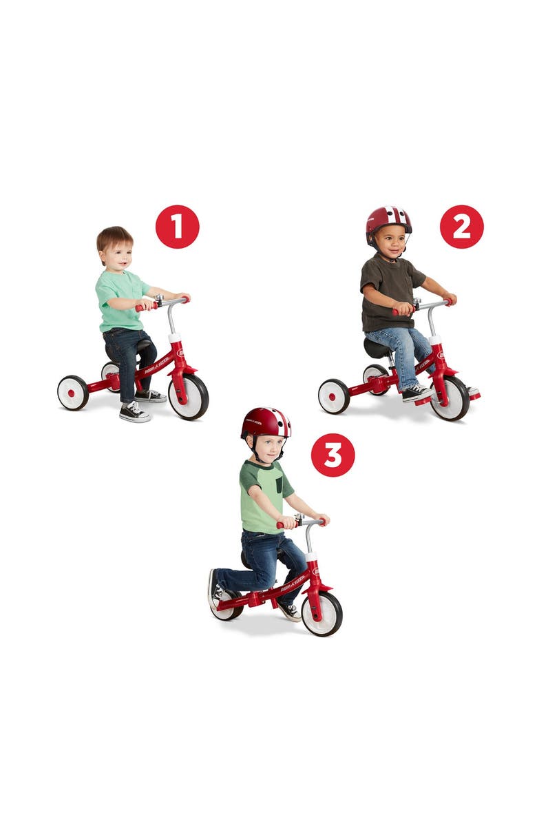 Radio Flyer Triple Play Trike, Alternate, color, Red