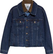MONSE Loop Hem Doubled Denim Jacket