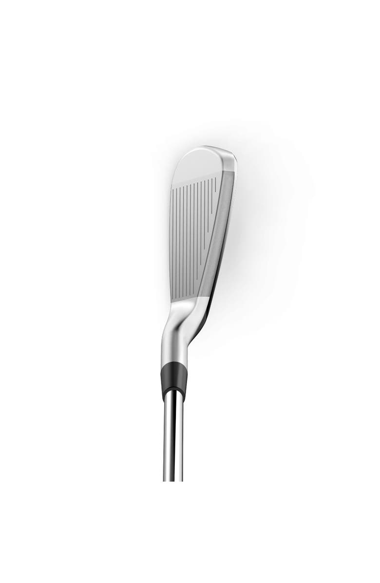 WILSON Dynapower Left Hand Mens Steel Irons - 5-PW GW / Kbs Max Ultralt / Regular, Alternate, color, Silver