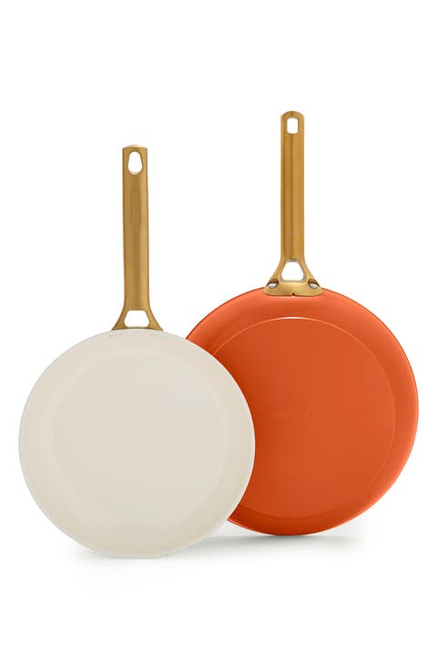 Reserve Set of 2 Ceramic Nonstick Frying Pans