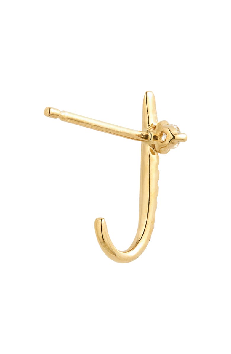 Bony Levy Simple Obsession Pavé Diamond Side Earrings, Alternate, color, 